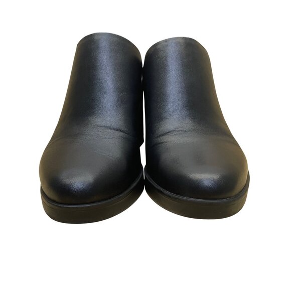 Naturalizer Women’s Black Leather Block Heel Slip-On Gen N Mules Size 10M - Picture 2 of 10